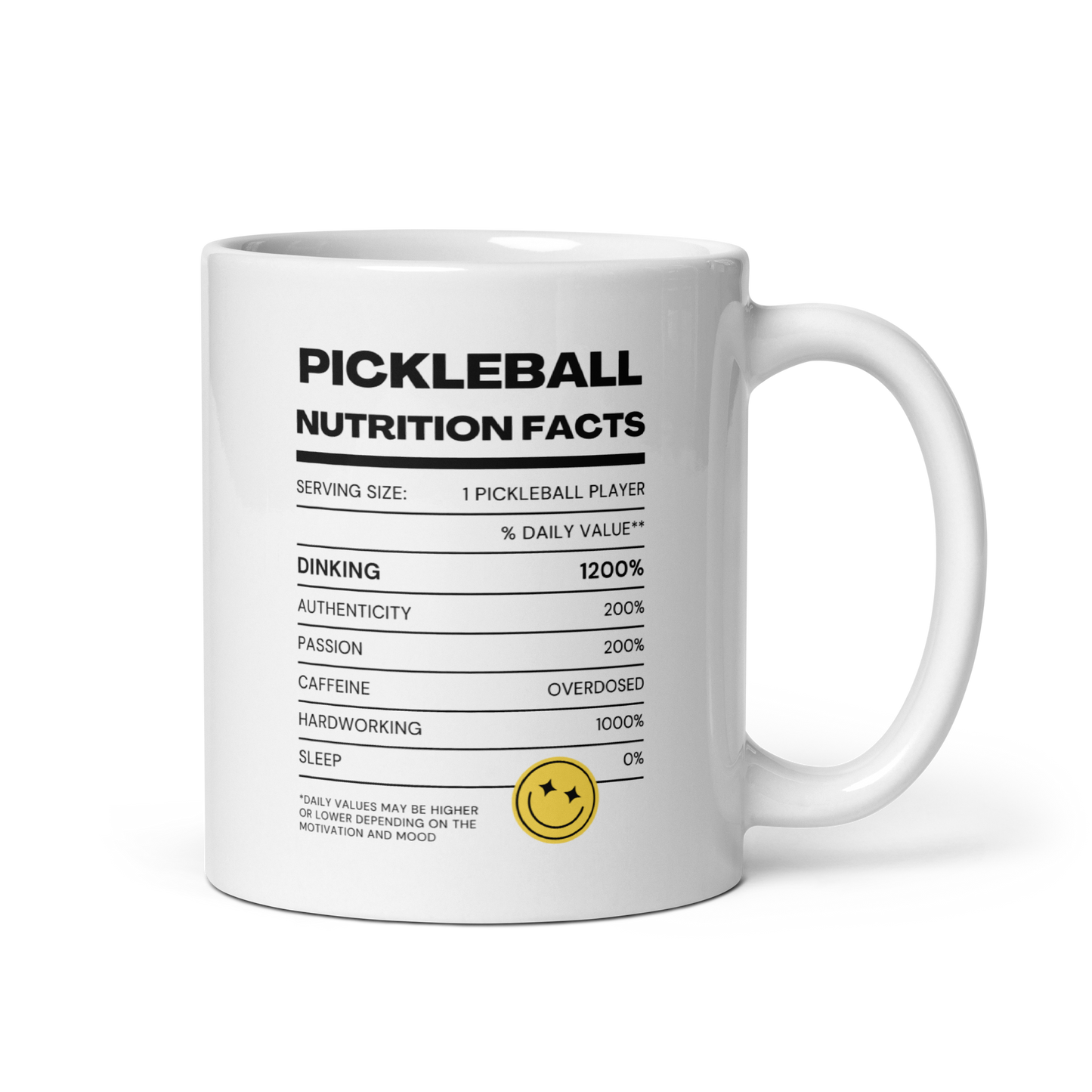 Nutritional Facts Mug